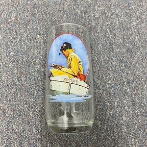 Vintage Coca Cola Americana Series Norman Rockwell 'Sport' Glass